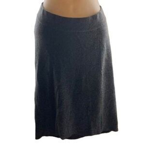 MOTHERHOOD MATERNITY Career Stretch Skirt Heathered Gray Womens Size Large